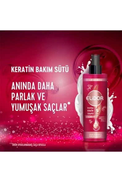 ELİDOR SIVI SAÇ BAKIM SÜTÜ 200 ML KERATİN MARULA - Resim 4