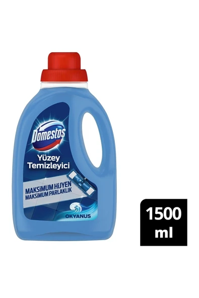 Domestos Yüzey Temizleyici Okyanus Maksimum Hijyen Tüm Yüzeyler Için Yüzey Temizleyici 1500 Ml ürün görseli 1