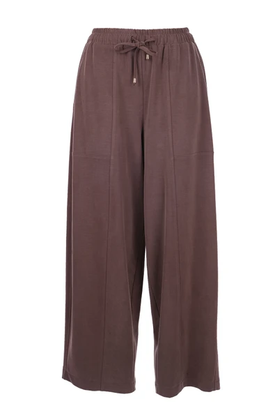 On Kadın Oversize Midi Pantolon - Rahat ve Şık Günlük Kombin - 4