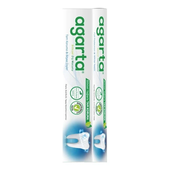 Agarta Doğal Bitki Özlü Florürsüz Tam Koruma Diş Macunu 100 ml - 3
