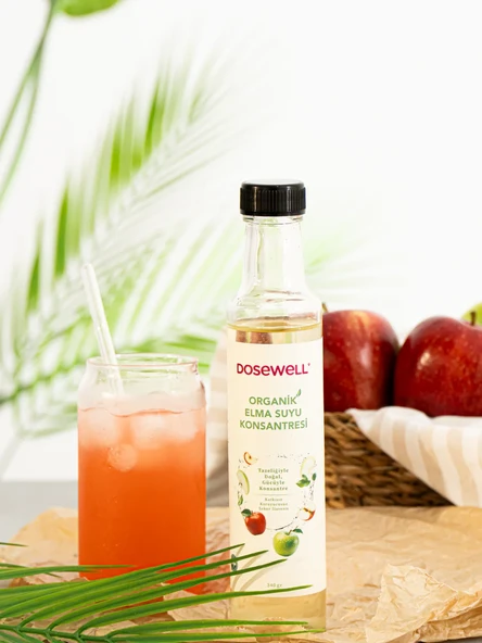 Dosewell Organik Elma Suyu Konsantresi 340 gr - Resim 3