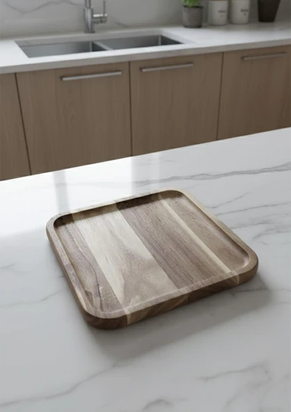 Akasya Sunumluk - Sunum Tabağı 20x20 CM - 2