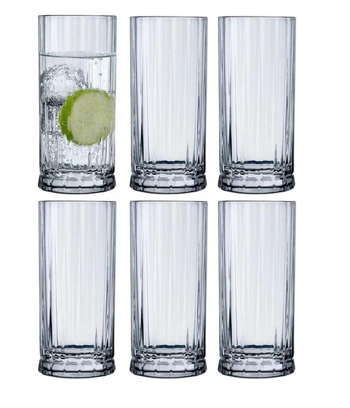 Paşabahçe 68194 Nude Wayne Meşrubat Bardak 6'lı 360 cc - Resim 5