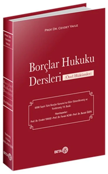Borçlar Hukuku Dersleri  (Özel Hükümler) ürün görseli 1