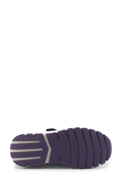 U.S. Polo Assn. KENTA JR 5PR 102032553 Kız Çocuk Sneaker Ayakkabı Siyah Mor 31-35 - 4