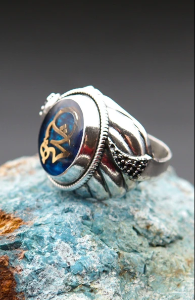 925 Ayar Gümüş Erkek  Yüzük sy00090 - Resim 3