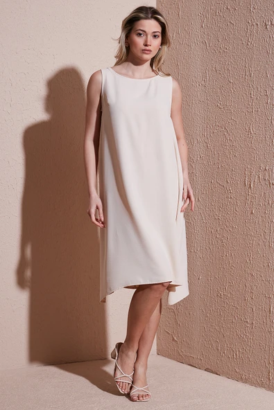 FASHION FRIENDS KADIN KOLSUZ ELBİSE 25Y0630K1 - Resim 10