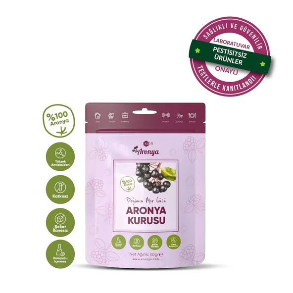 Mor Aronya Aronya Kurusu 100 gr ürün görseli