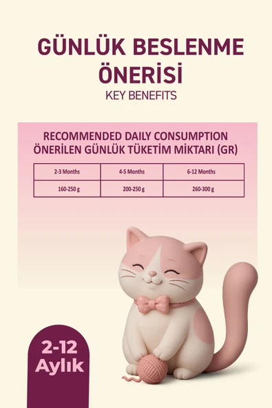 Petipure Tavuklu Yaş Konserve Yavru Kedi Maması, Jöle İçinde Parça Etli, 400 gr x 12 Adet - 6