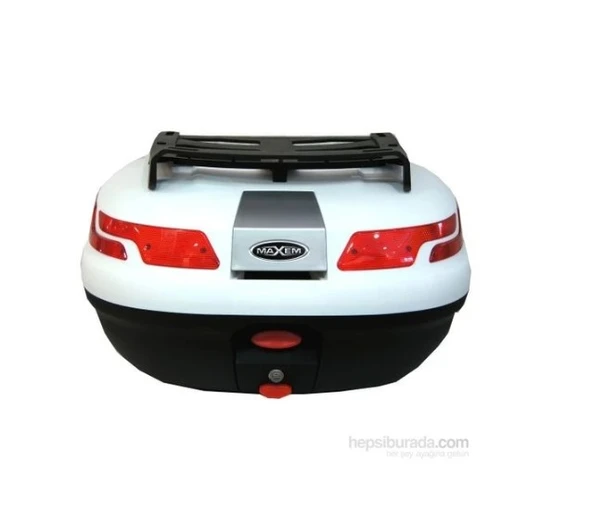MAXEM 45 LT. SIRT DAYAMALI ÜST TAŞIMA APR. BEYAZ MOTOSİKLET ÇANTASI ürün görseli