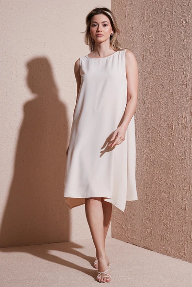 FASHION FRIENDS KADIN KOLSUZ ELBİSE 25Y0630K1 - Resim 11