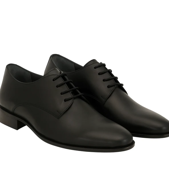 Alfa %100 Deri Damatlık Erkek Ayakkabı 7 Cm Gizli Topuklu Boy Uzatan - Mat/Rugan - Resim 7