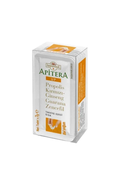 Balparmak Apitera UP 7 g x 56 Adet ( Propolis, Kore Ginsengi + Bal, Guarana, Zencefil, B6-B12 Vitaminleri ) - Resim 2