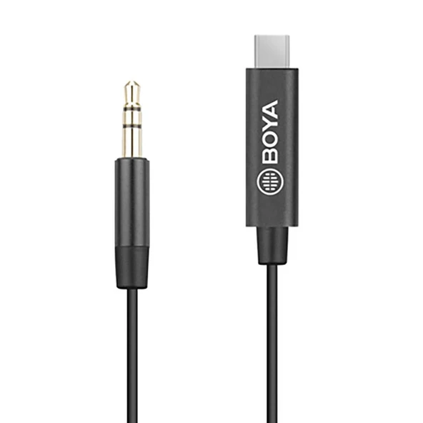 Boya BY-K2 Type-c to 3.5mm Mikrofon Kablosu ürün görseli