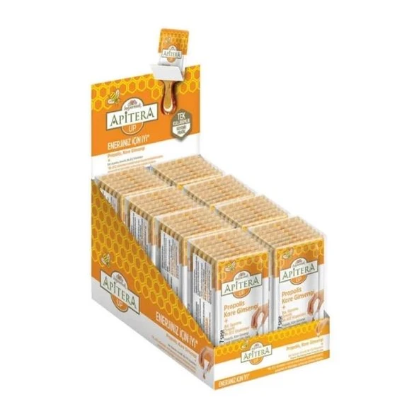 Balparmak Apitera UP 7 g x 56 Adet ( Propolis, Kore Ginsengi + Bal, Guarana, Zencefil, B6-B12 Vitaminleri ) ürün görseli