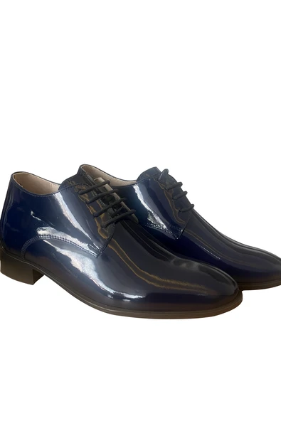 Alfa %100 Deri Damatlık Erkek Ayakkabı 7 Cm Gizli Topuklu Boy Uzatan - Mat/Rugan - Resim 4