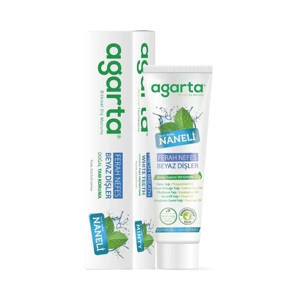 Agarta Doğal Naneli Diş Macunu 100 ml ürün görseli