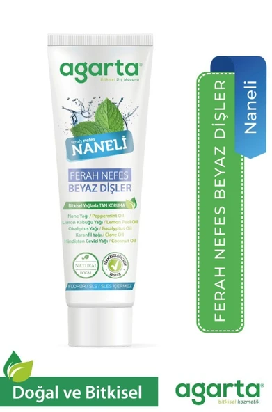 Agarta Doğal Naneli Diş Macunu 100 ml - Resim 2