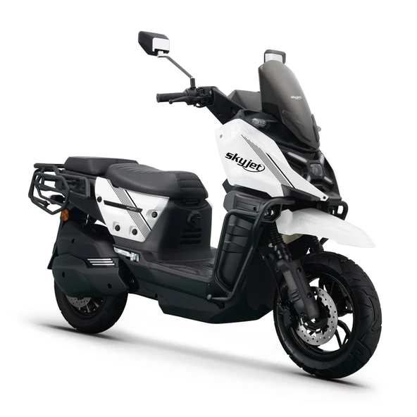 Skyjet Luckın Elektrikli Moped Beyaz