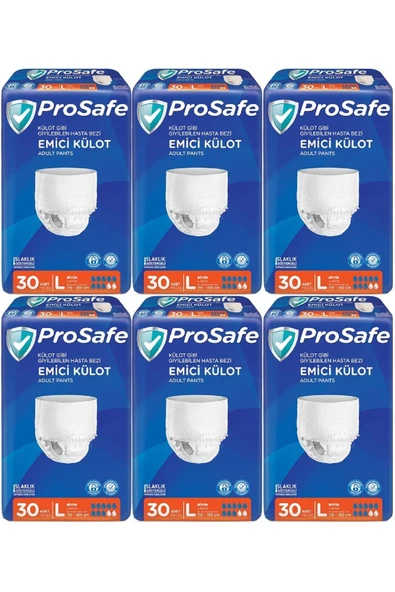 Emici Külot Hasta Bezi Büyük-large 180 Adet (6PK*30) ürün görseli