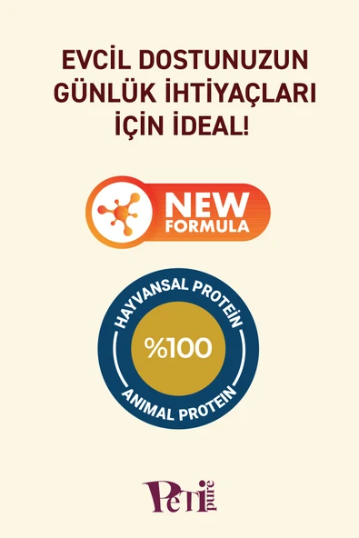 Petipure Sığır Etli Yaş Konserve Yavru Köpek Maması, Jöle İçinde Parça Etli, 400 gr x 12 Adet - 5