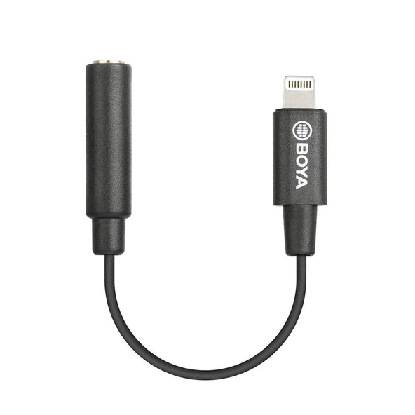 Boya BY-K3 Apple Lightning 3.5mm Ses Çevirici - 2