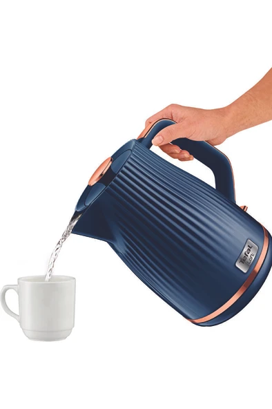 Loft 3000 Watt Su Isıtıcı Kettle - Mavi - 1,7 Litre - 5