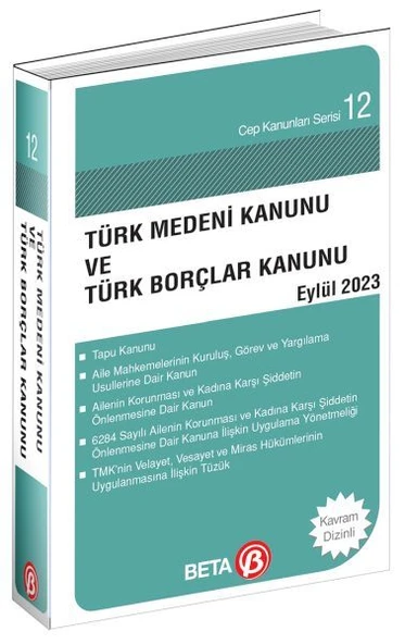 Türk Medeni Kanunu ve Türk Borçlar Kanunu ürün görseli 1