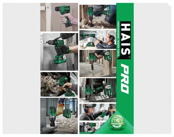 Haispro RB-828L Akülü Darbeli Somun Sıkma 4000 Nm 21 V - 3