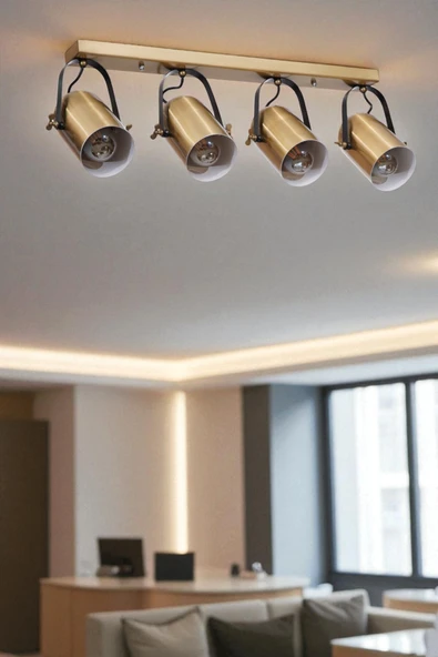 Lumexx LONDON 4 LÜ SIRALI ESKİTME PLAFONYER AVİZE ürün görseli