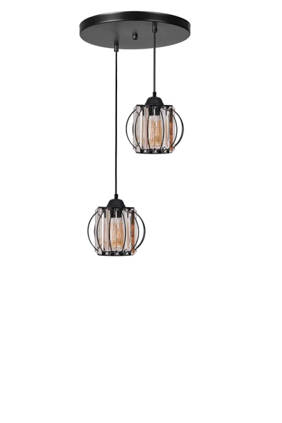 Lumexx OHRİD 2 Lİ TEPSİLİ SİYAH SARKIT - Resim 2