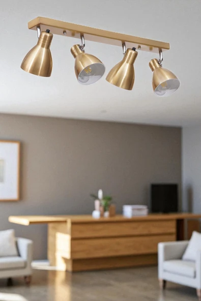 Lumexx OTİS 4 LÜ SIRALI ESKİTME PLAFONYER AVİZE ürün görseli