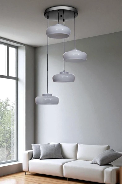 Lumexx SMİTH 4 LÜ TEPSİLİ GRİ SARKIT ürün görseli