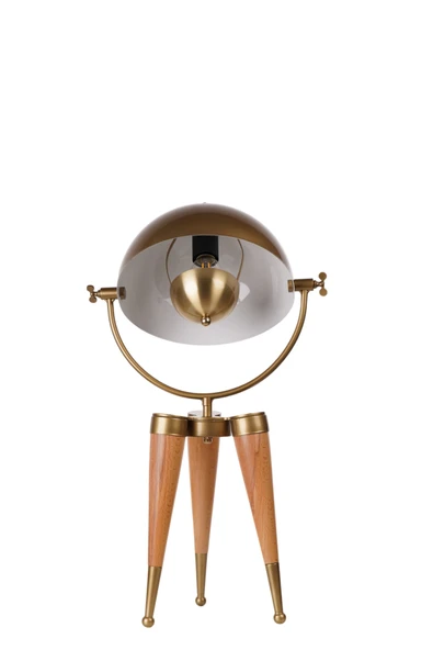 Lumexx YENİ STİL NATUREL SİYAH RETRO BAŞLIKLI MASA LAMBASI - Resim 3