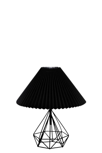 Lumexx PRAMİT SİYAH PİLELİ SİYAH MASA LAMBASI - Resim 3