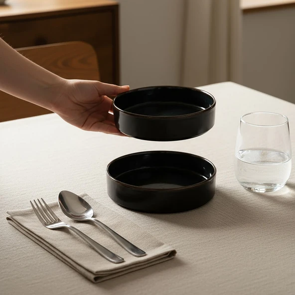 GÜRAL PORSELEN Ese Valeron Nebula 2 Adet 18 cm Salata Kasesi 168 ürün görseli 1