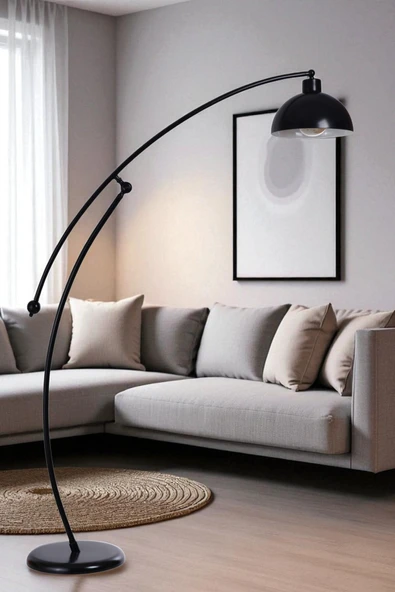 Lumexx ZÜMRA SİYAH LAMBADER RETRO SİYAH BAŞLIKLI ürün görseli