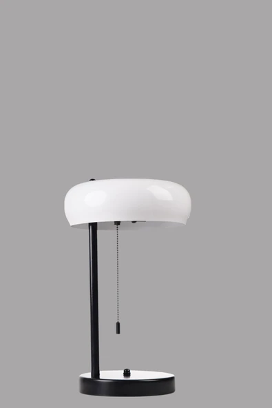 Lumexx SMİTH SİYAH BEYAZ BAŞLIKLI MASA LAMBASI - Resim 4