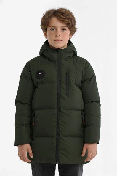 İçi Kürklü Su ve Rüzgar Geçirmez Erkek Çocuk Mont ürün görseli 1