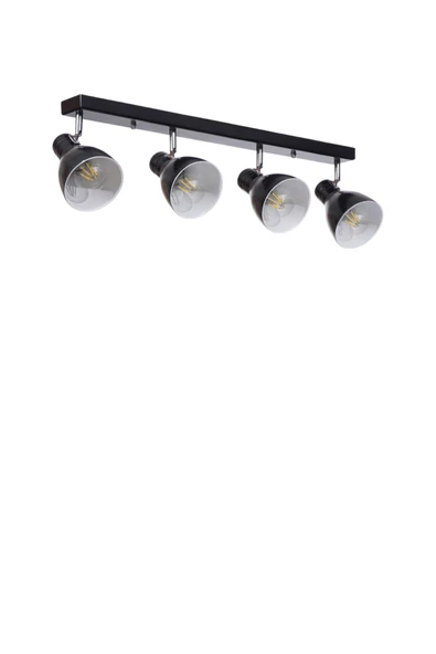 Lumexx OTİS 4 LÜ SIRALI SİYAH PLAFONYER AVİZE - Resim 5