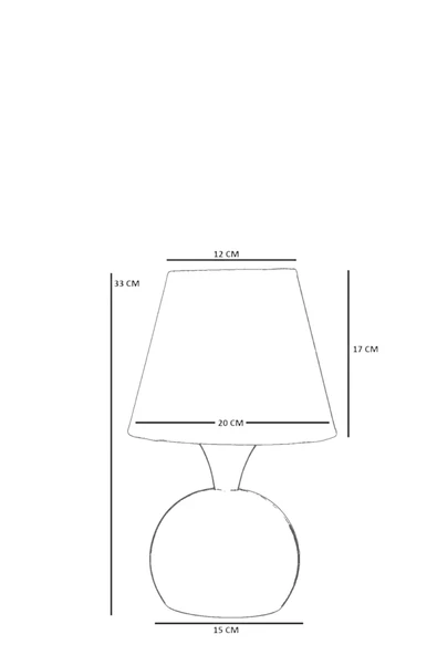 Lumexx OLİVER ESKİTME PETEK ABAJURLU MASA LAMBASI - Resim 5