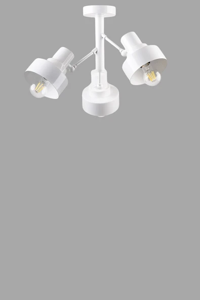 Lumexx JESUS 3 LÜ BEYAZ PLAFONYER AVİZE - Resim 3