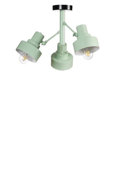 Lumexx JESUS 3 LÜ YEŞİL PLAFONYER AVİZE - Resim 2