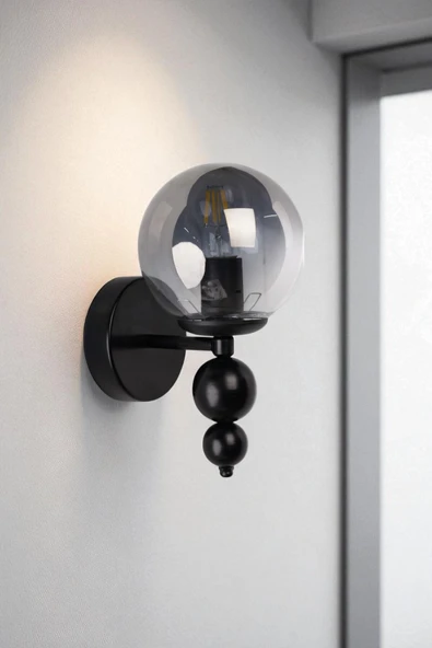 Lumexx YAREN SİYAH FÜME CAMLI APLİK ürün görseli