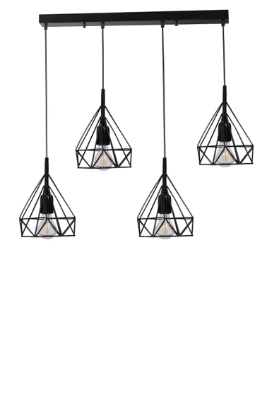 Lumexx PRAMİT 4 LÜ SIRALI SİYAH SARKIT - Resim 2