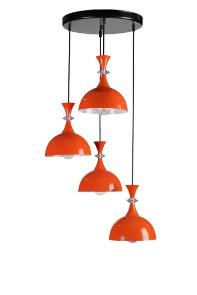 Lumexx AKAY 4 LÜ TEPSİLİ TURUNCU SARKIT - Resim 2