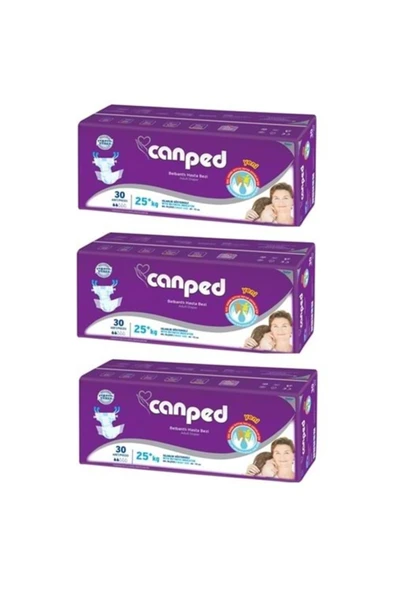 STD Canped Hasta Bezi Çoçuklar İçin Bel Bantlı Tekstil Yüzeyli 90 Adet XS (3Pk*30) ( TEKLİDİR ) ürün görseli