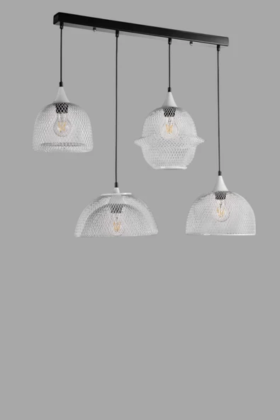 Lumexx KARMAŞIK 4 LÜ SIRALI BEYAZ SARKIT - Resim 3