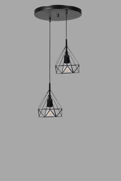 Lumexx PRAMİT 2 Lİ TEPSİLİ SİYAH SARKIT - Resim 3