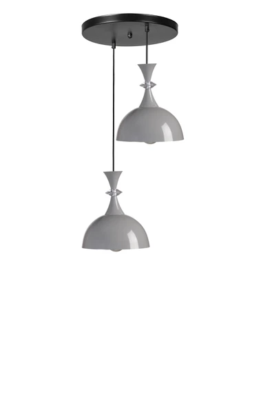 Lumexx AKAY 2 Lİ TEPSİLİ GRİ SARKIT - Resim 2